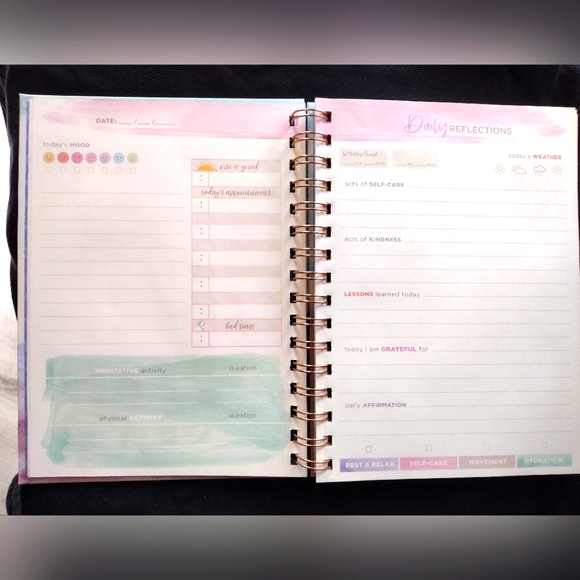 Wellness Journal W Prompts to inspire your thoughts 60% Recycled - Picture 7 of 8